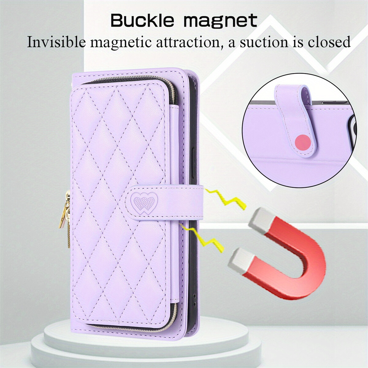 Crossbody Wallet Case for iPhone 15 14 13 12 11 Pro Max XR XS 7 8 Plus SE 2020