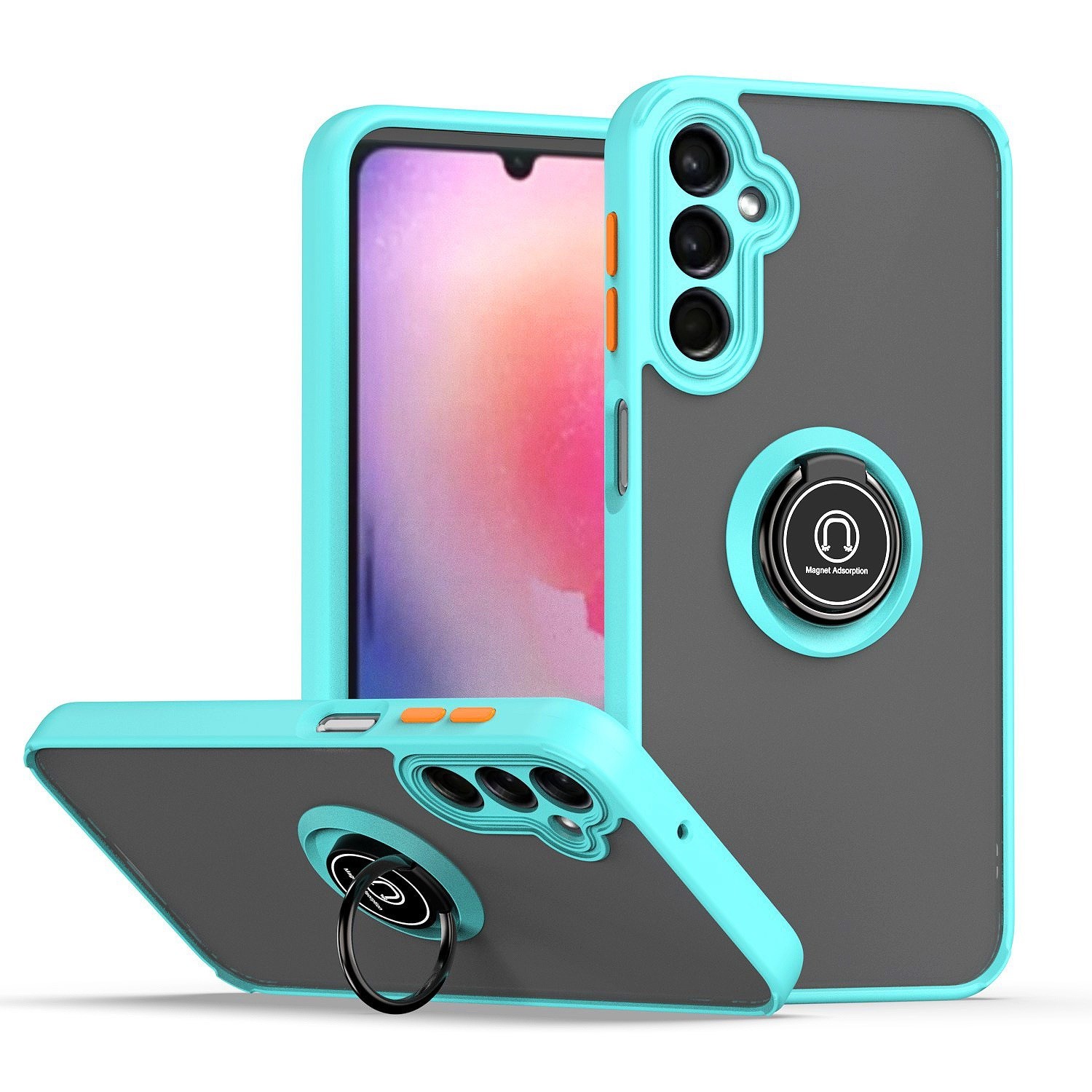 For Samsung Galaxy “A” Series Shockproof Magnetic Ring Stand Rugged Phone Case