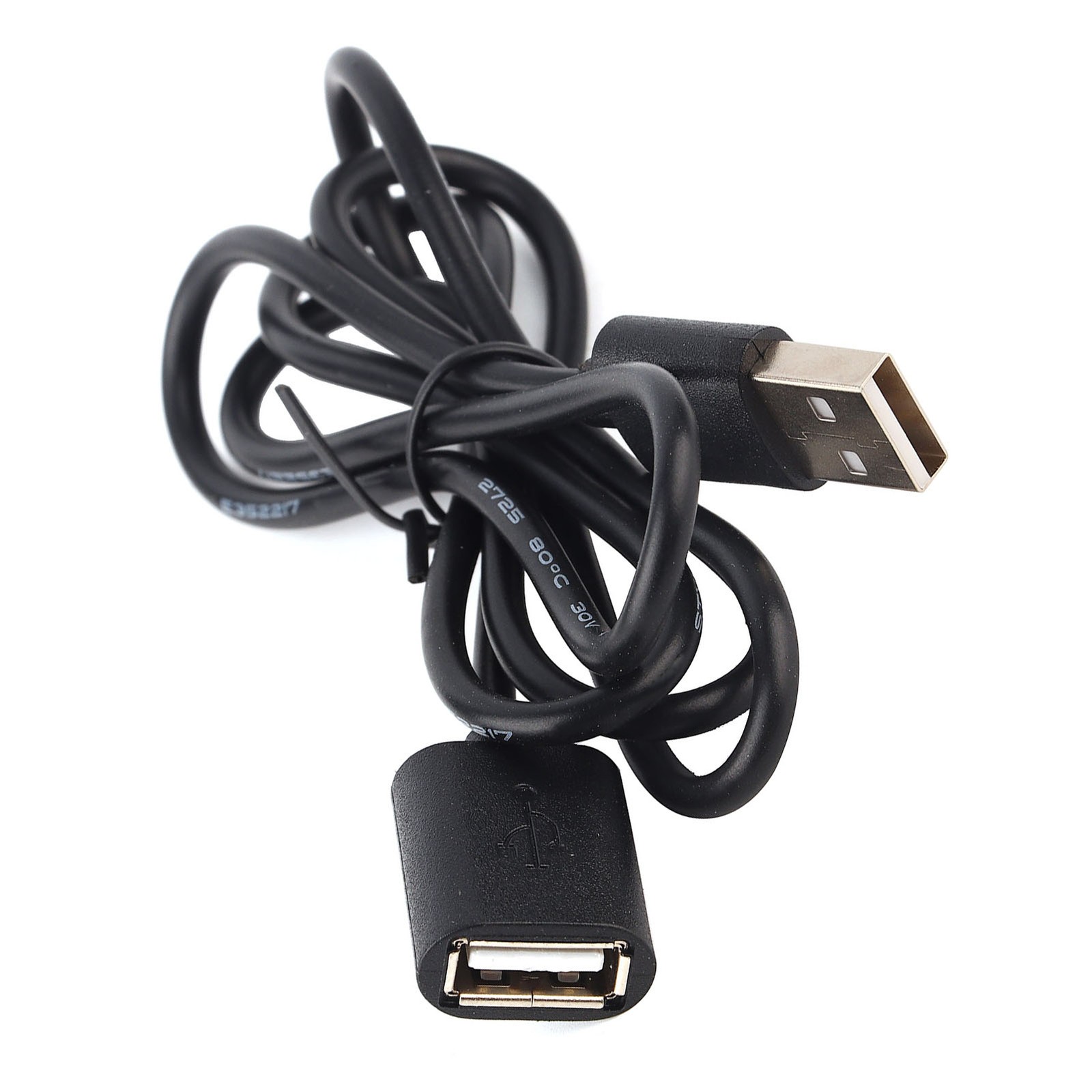 5i Rubber TPE Soft Wire Black Lightweight Smart Bracelet USB Charging Cable HXXF
