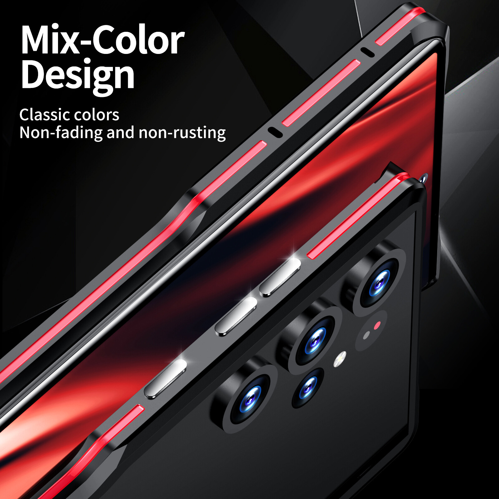 For Samsung Galaxy S26 S25 S24 S23 Ultra Luxury Aluminum Metal Bumper Case+Screw