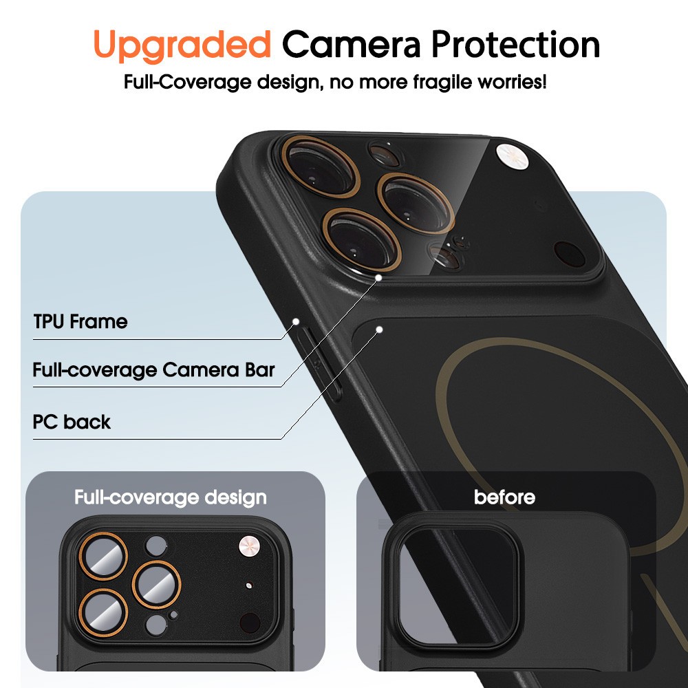 For Apple iPhone 17 Pro – Magsafe ShockProof Smooth Cover Case