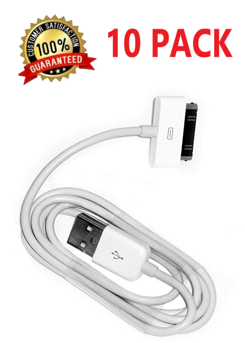 10X 30 pin USB Charging Data/Sync Cable Cord for Apple iphone 3G 4S 4G 3GS iPad