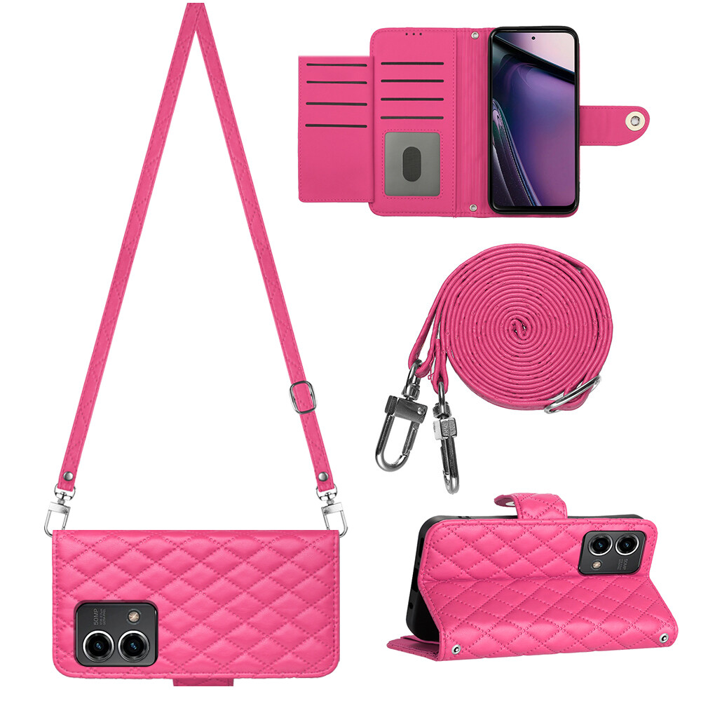 Rugged Plain Magnetic Phone Case Wallet For Motorola Moto G Stylus Power 5G