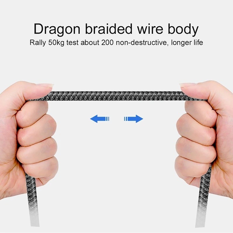 Braided USB to Type-C Fast Charging Data SYNC Charger Cable Cord 3FT{1 M} Lot