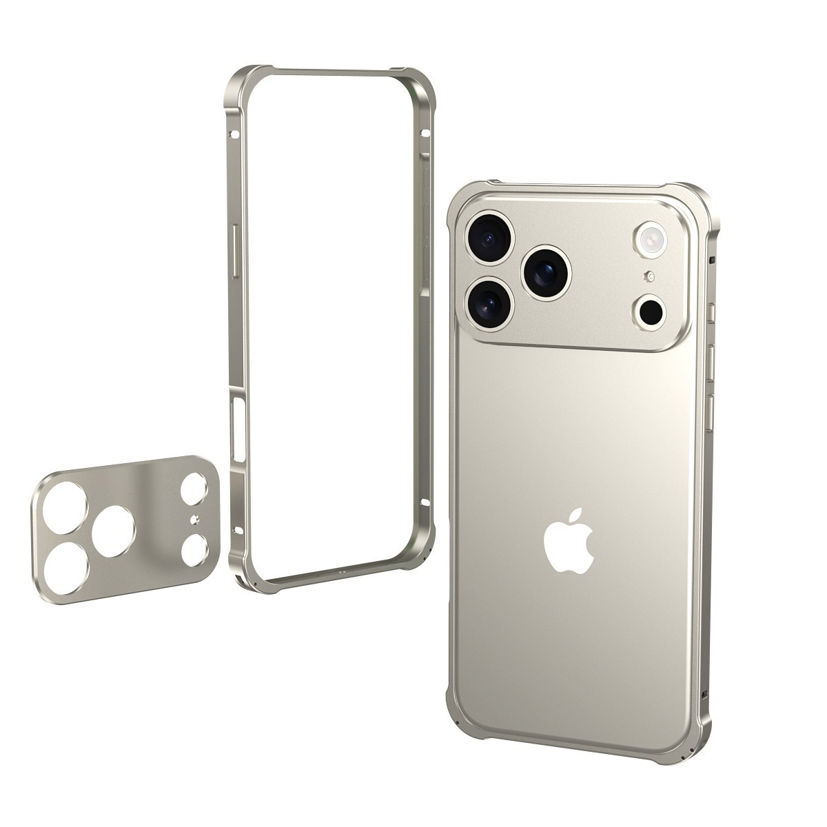 For iPhone 17 Pro Max/17 Pro/Air/17 Shockproof Metal Bumper Case Slim Lens Cover