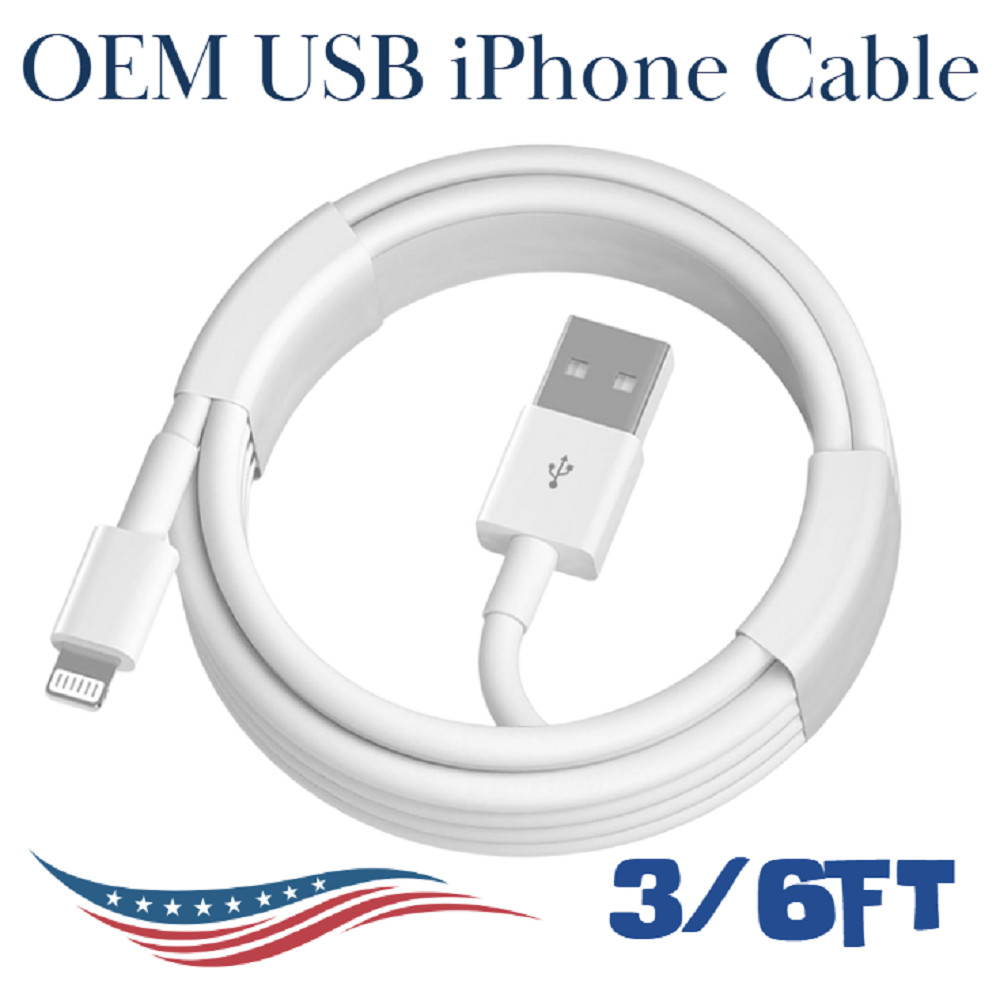 1/10Pack 3/6Ft USB Cable Fast Charger For Apple iPhone 8 6 Plus 11 13 14 Pro Lot