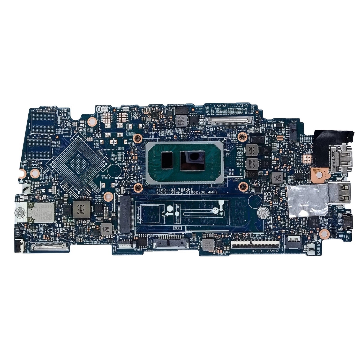 For Dell 7300 7400 5301 Motherboard I5-1135G7 CPU 71W1W CN-071W1W 19765-1 2W1D5