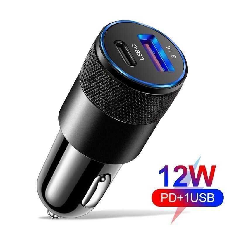 PD USB-C Fast Charging Car Charger Adapter For iPhone 14 13 12 11 Samsung