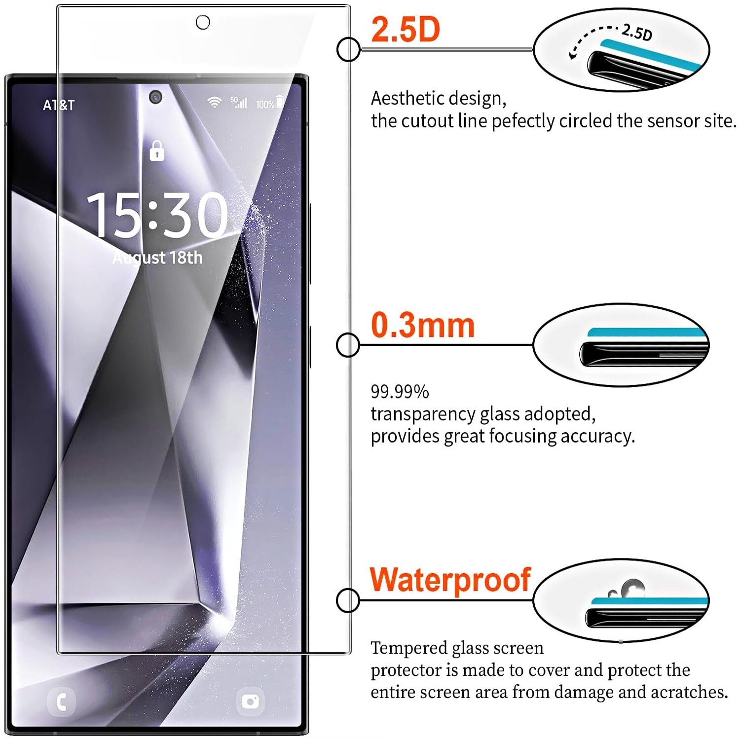 For Samsung Galaxy S24 Ultra S23 S22 Fe Case Shockproof Mag Safe Cover Screen