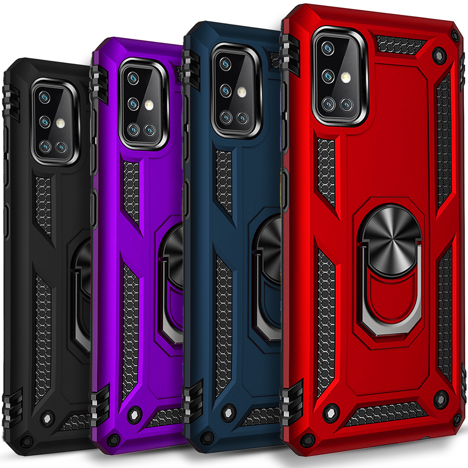 For Samsung Galaxy S20 FE 5G Ultra Plus Case Kickstand +Tempered Glass Protector