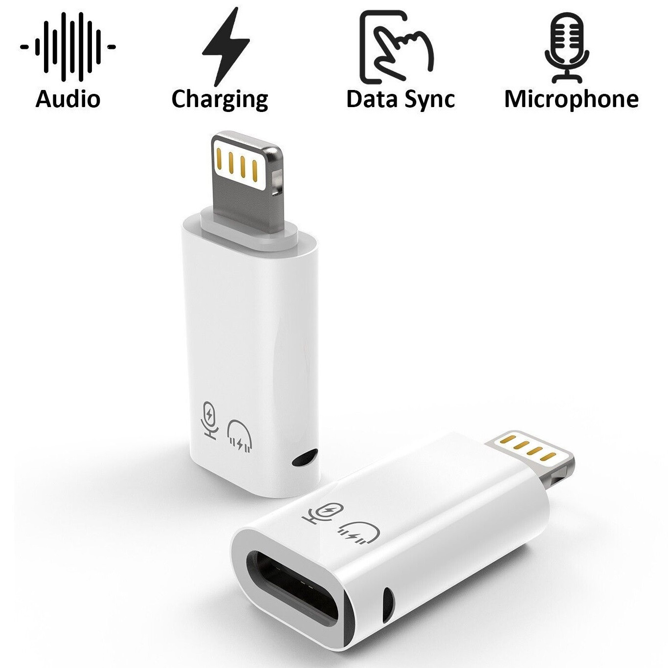 5.8USB Type C Female to iOS Male Adapter For iPhone 14/13/12/11/XR/XS/SE 3 Lot