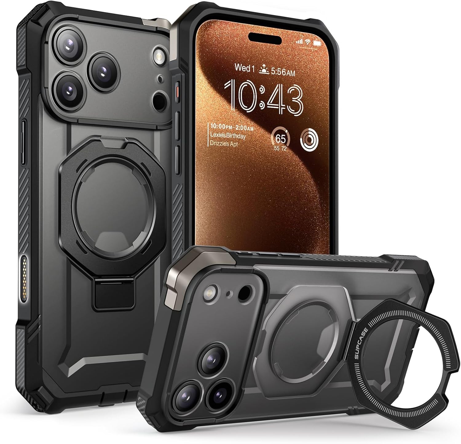 SUPCASE for 2025 iPhone 17 PRO MAX Case Anti-Slip Grip with Magnetic Stand Cover