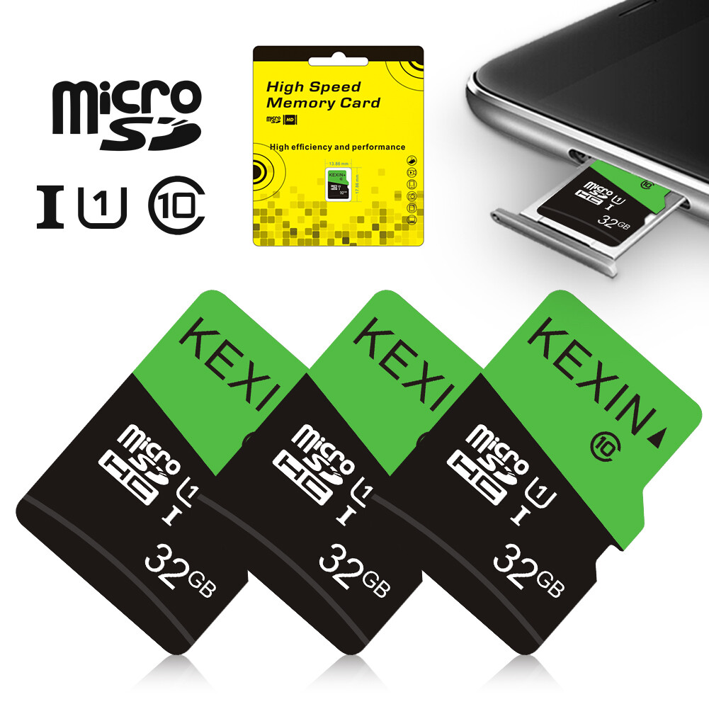 KEXIN 32GB 64GB 128GB Micro SD Card TF Card C10 Flash Memory Cards Storage Lot
