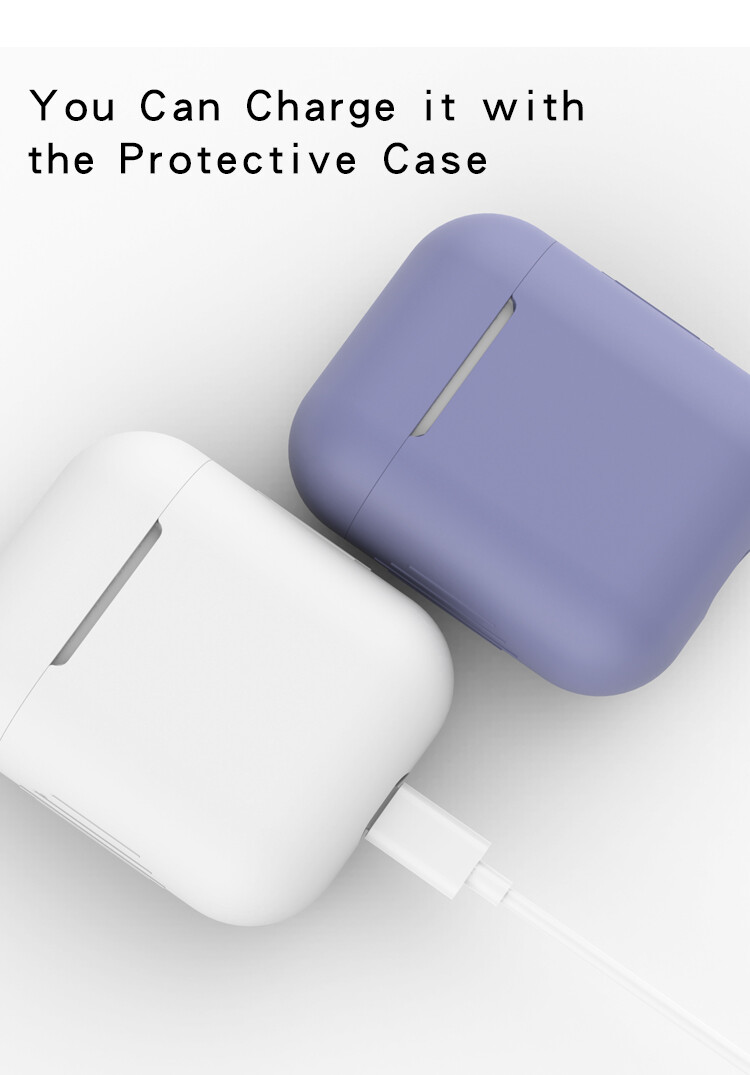 AirPods Case Cover Premium Silicon Protective For 1 & 2 Top Quality USA Seller