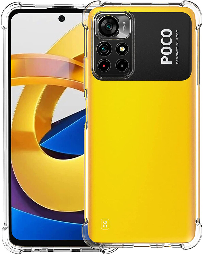 For Xiaomi Poco M5s M5 M3 M4 Pro 5G Clear Crystal Shockproof Gel TPU Case Cover