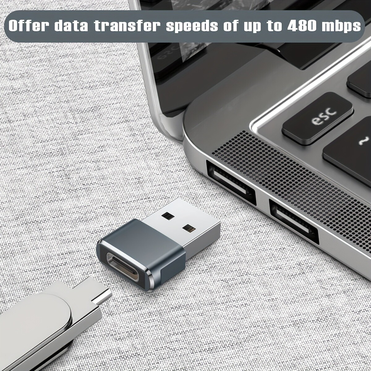 200PCS USB C3.1 Type C Female to USB3.0 Type A Male Port Converter Adapter Lot