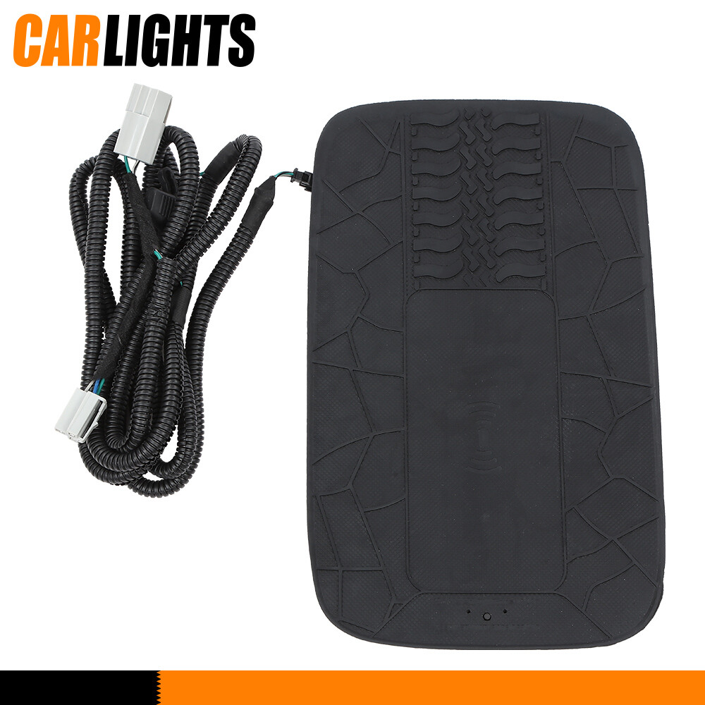 Fit For 1999-02 GM Truck & SUV Black Wireless Charger w/ harness Full Console