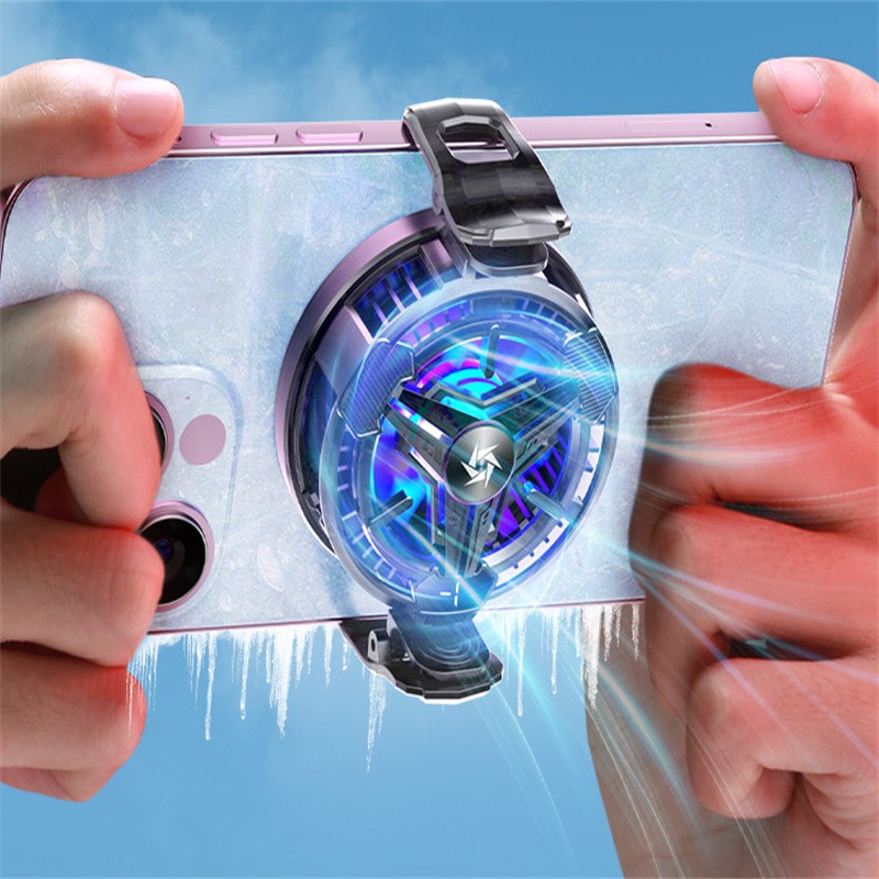 ABS+Aluminum+PC Phone Radiator Cell Phone Cooler Portable Phone Cooling Fan