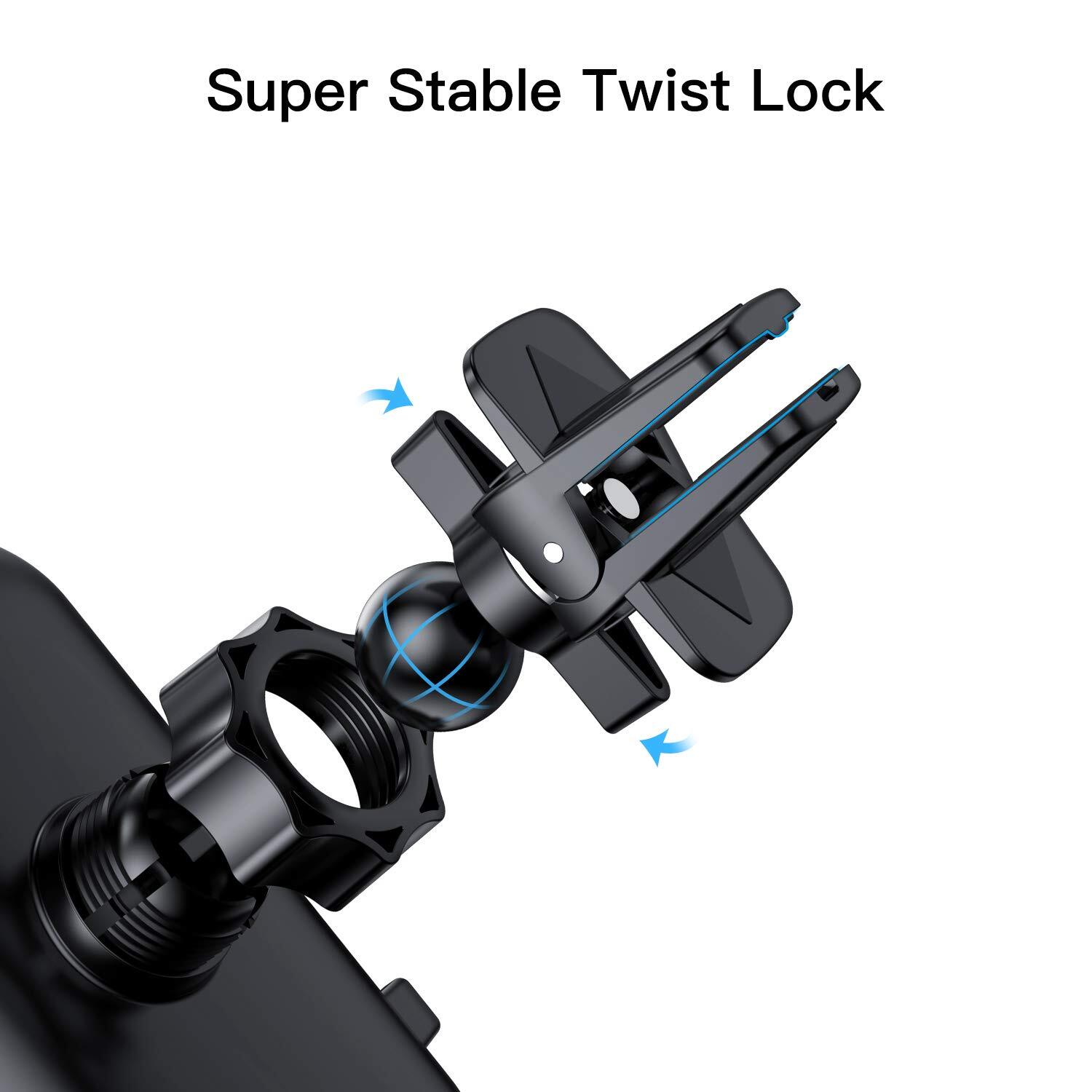 Car Phone Holder Easy Clip Mount Stand Dashboard GPS Navigation Bracket Holder