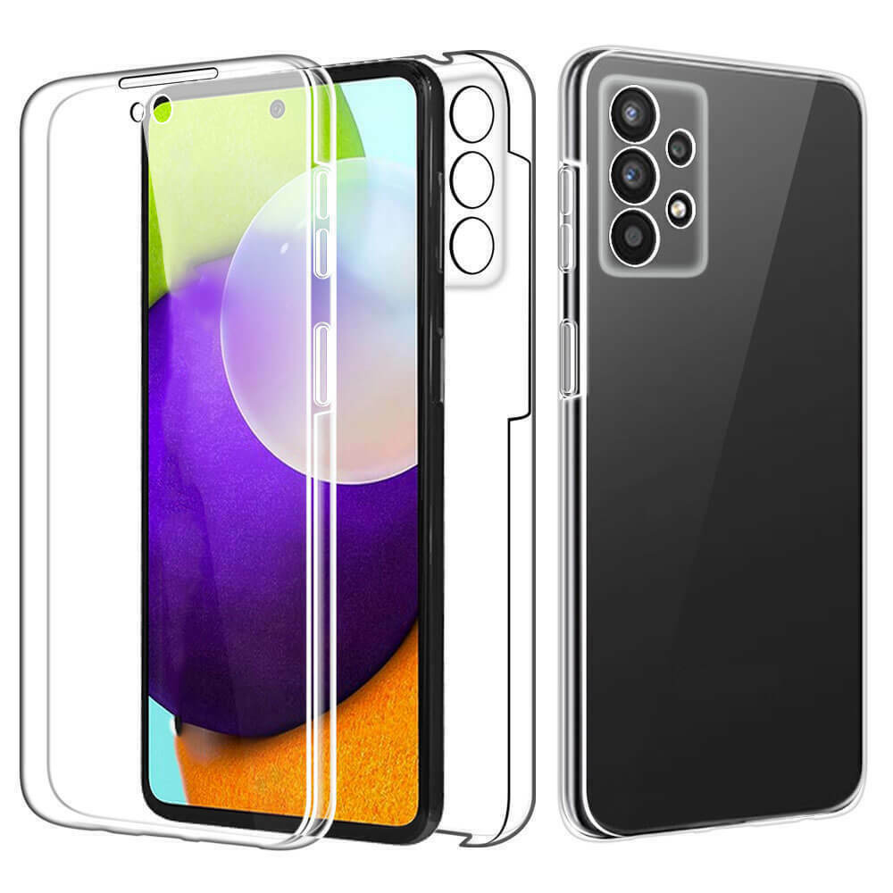 For Samsung Galaxy A32 A52 A72 A42 5G Full Protector Case Clear TPU Hybrid Cover