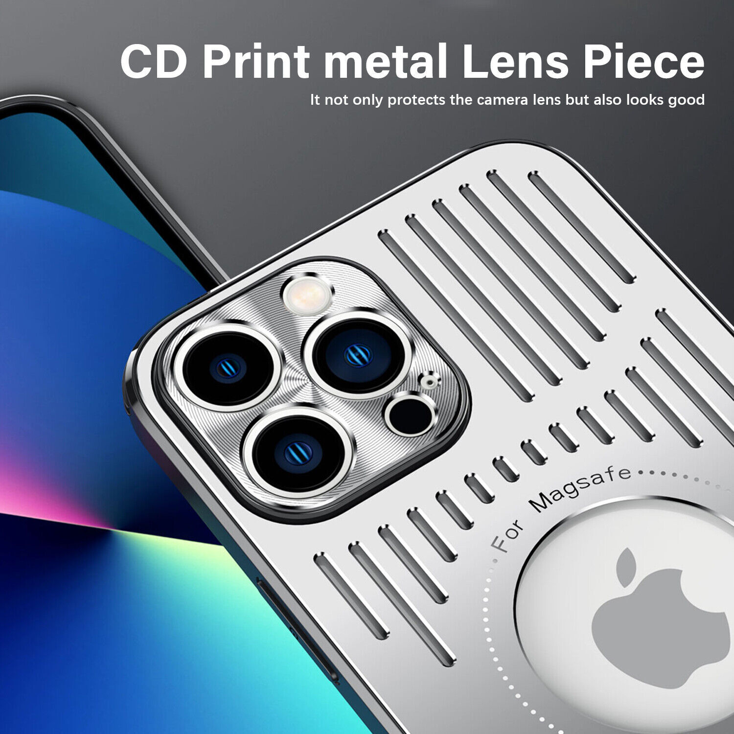 Heat Dissipation Case Cover For iPhone 14 Pro Max 12 13 MagSafe Metal Shockproof