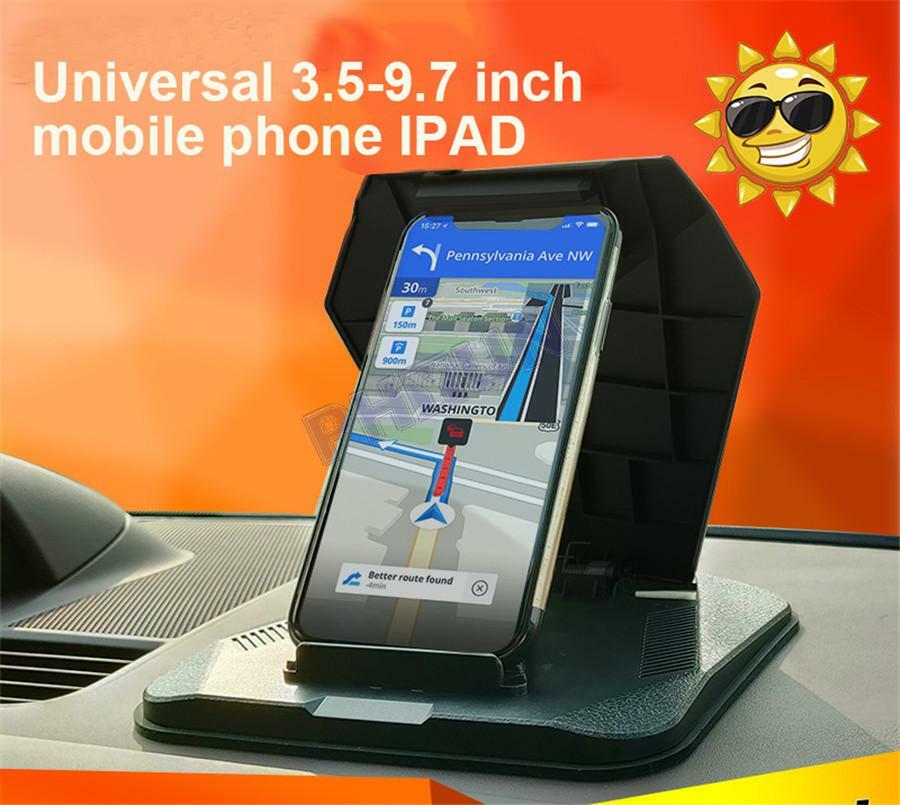 3.0-9.5inch Car Phone Holder GPS Navigator Mounts Bracket Anti-Slip Silicone