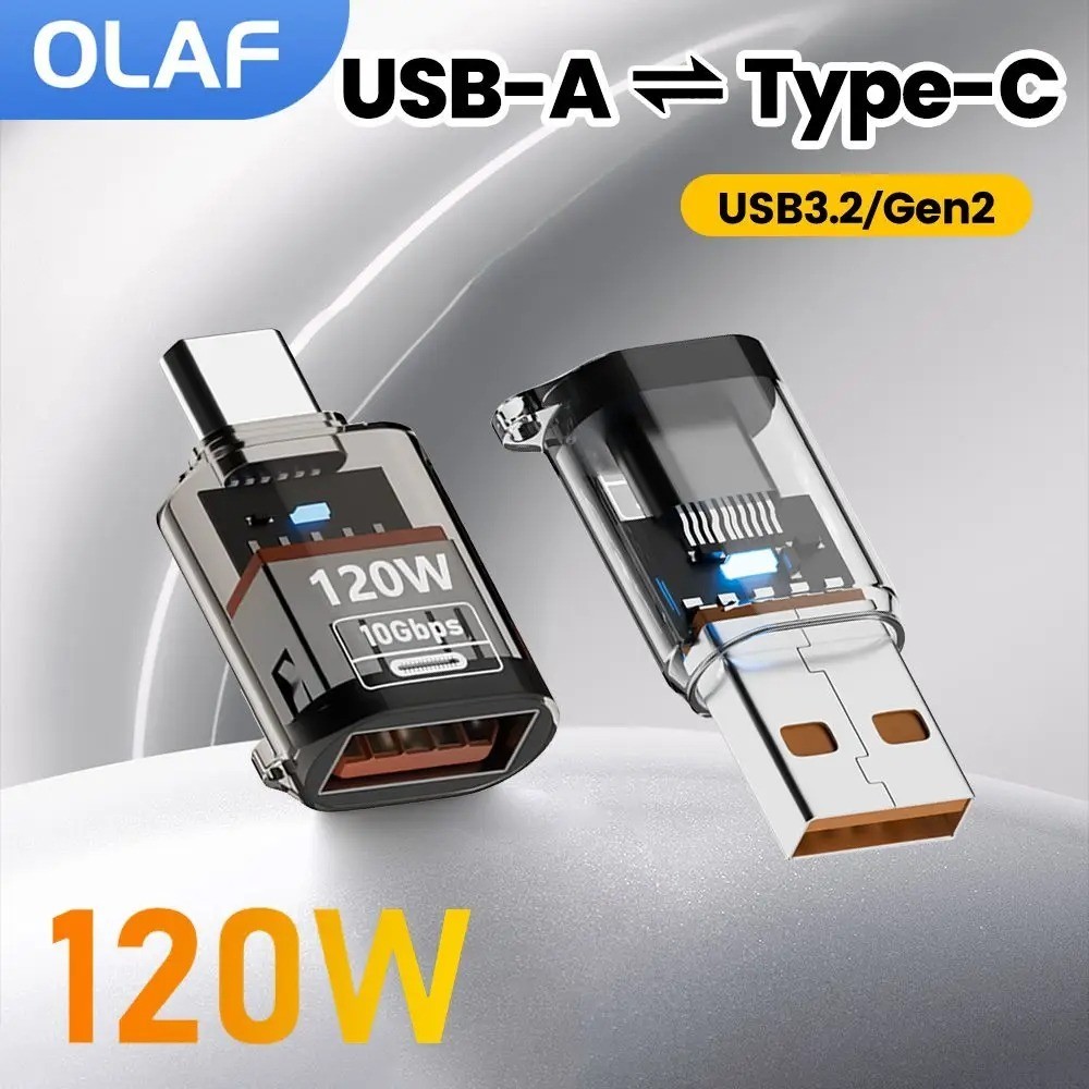 USB-C 3.2 Male to USB A Female Adapter Converter OTG Type C Android Phone