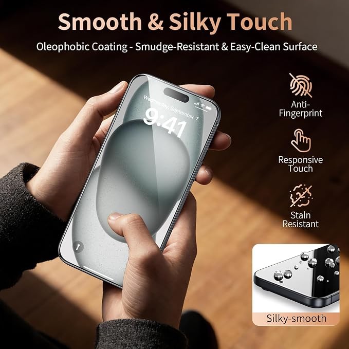 Full Cover Tempered Glass for iphone 17 16 15 14 13 Pro Max 17E Screen Protector