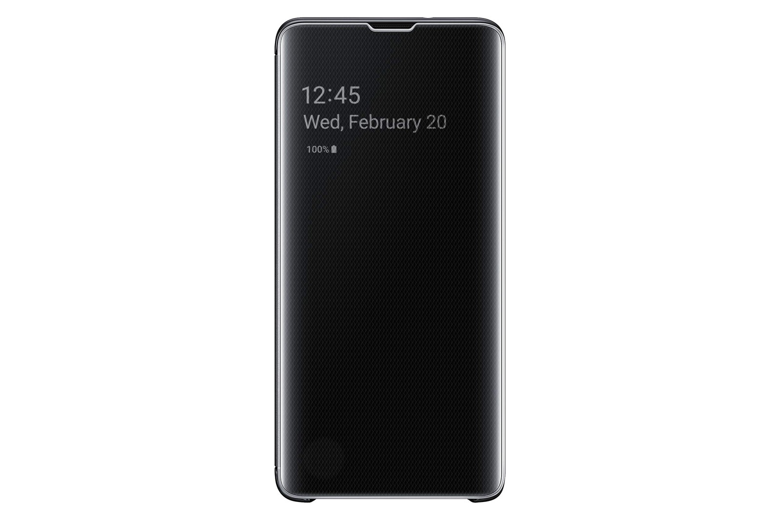 Genuine Samsung Galaxy S10 S-View Flip Case, Black