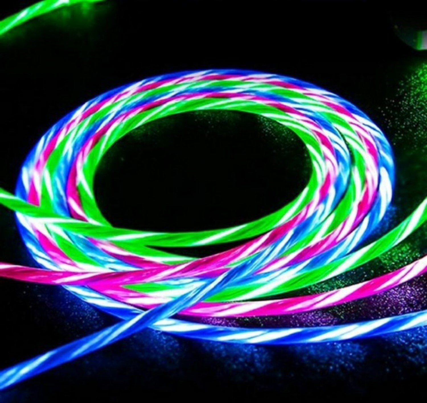 3 Pack 6FT LED Fast Charge Cable 8 Pin USB Cord for Apple iPhone 8 X XR 11 12 13