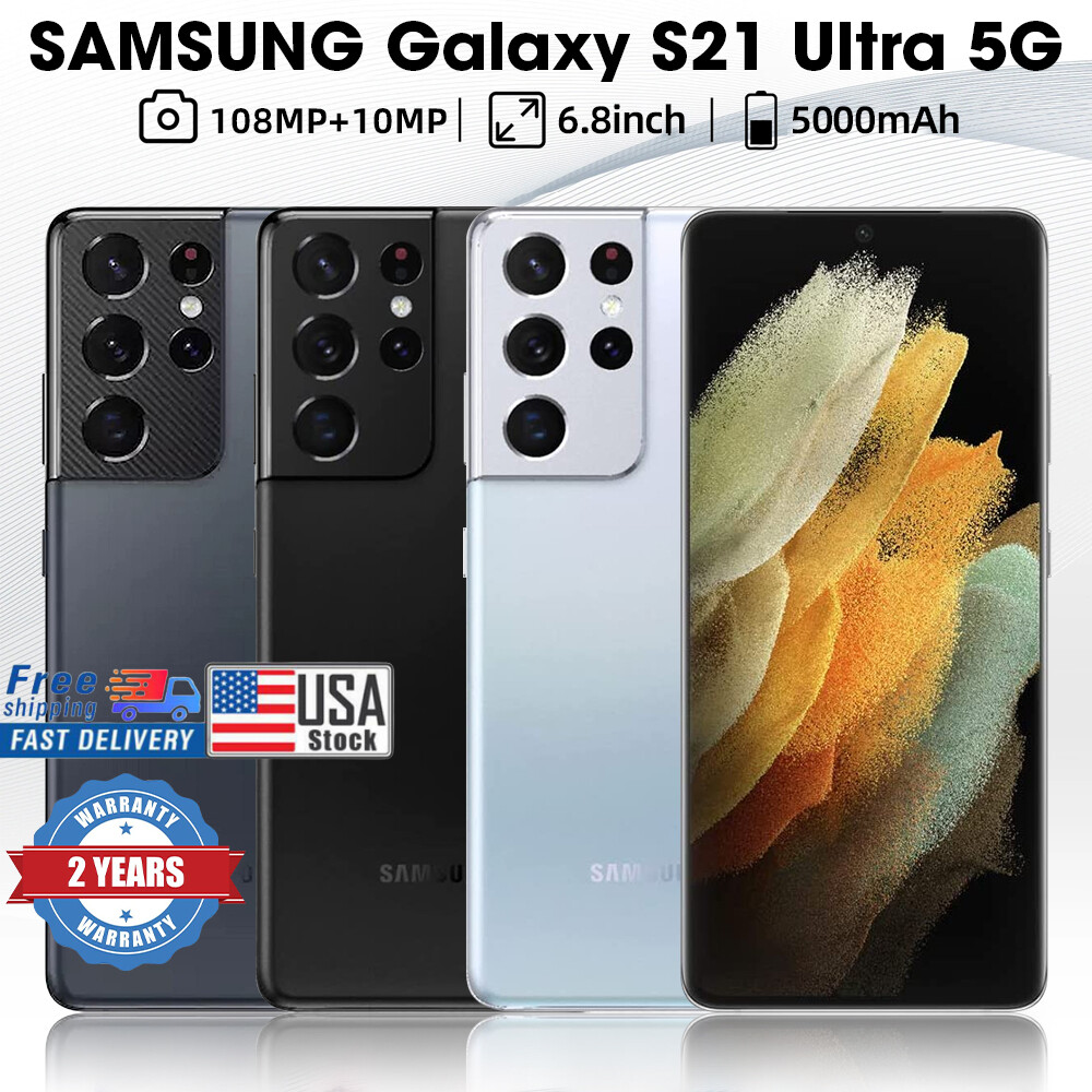 New Samsung Galaxy S23 Ultra/S22 Ultra/S21 Ultra/S22+/S23+ 5G (Unlocked) 128GB