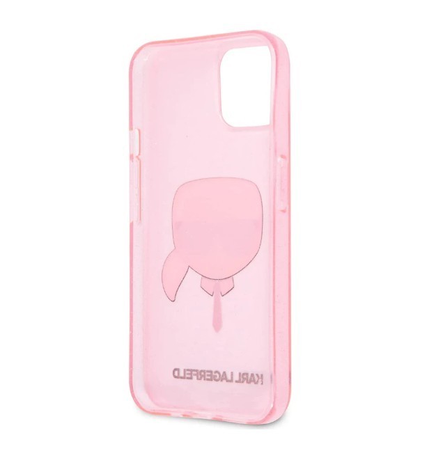 Karl Lagerfeld Choupette iPhone 11 Case Pink Glitter Hard Bumper Slim New