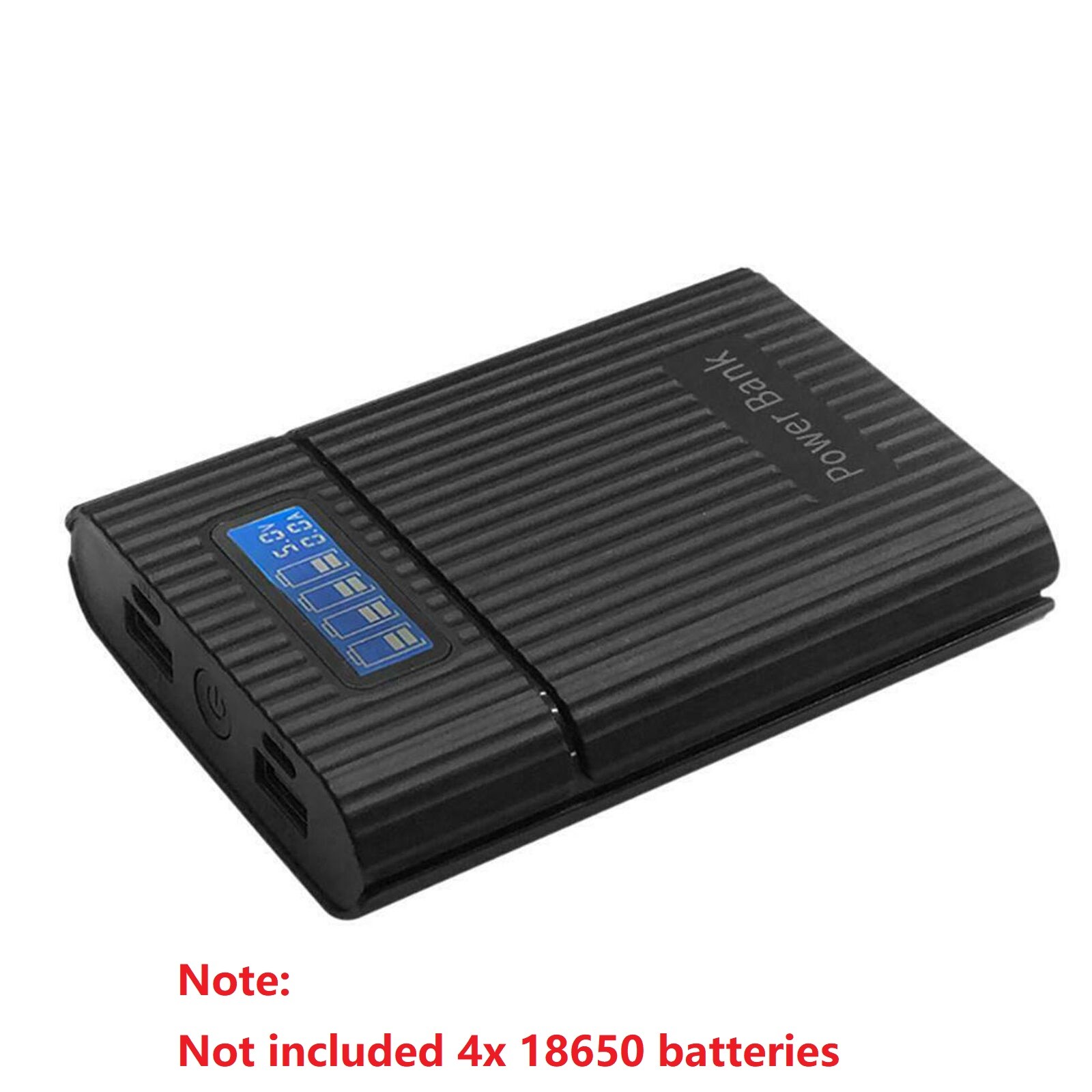 4×18650 DIY Power Bank Case Digital Display 18650 Battery Charger Storage Box