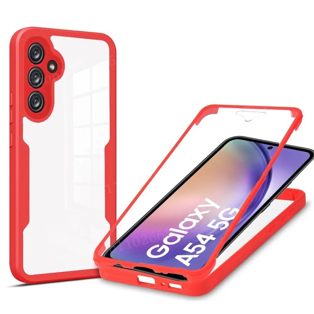 Full Body 360 Phone Case For Samsung A55 A54 A37 A25 A56 A16 A17 A15 A36 A57 5G