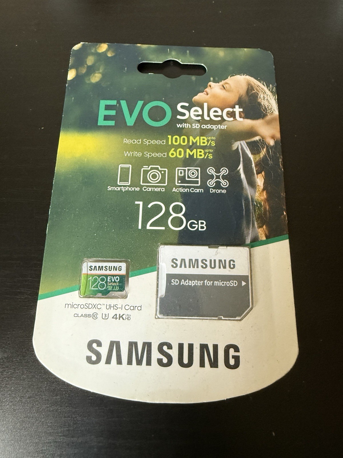 SAMSUNG: EVO Select 128GB MicroSDXC 100MB/s (MB-ME128HA)