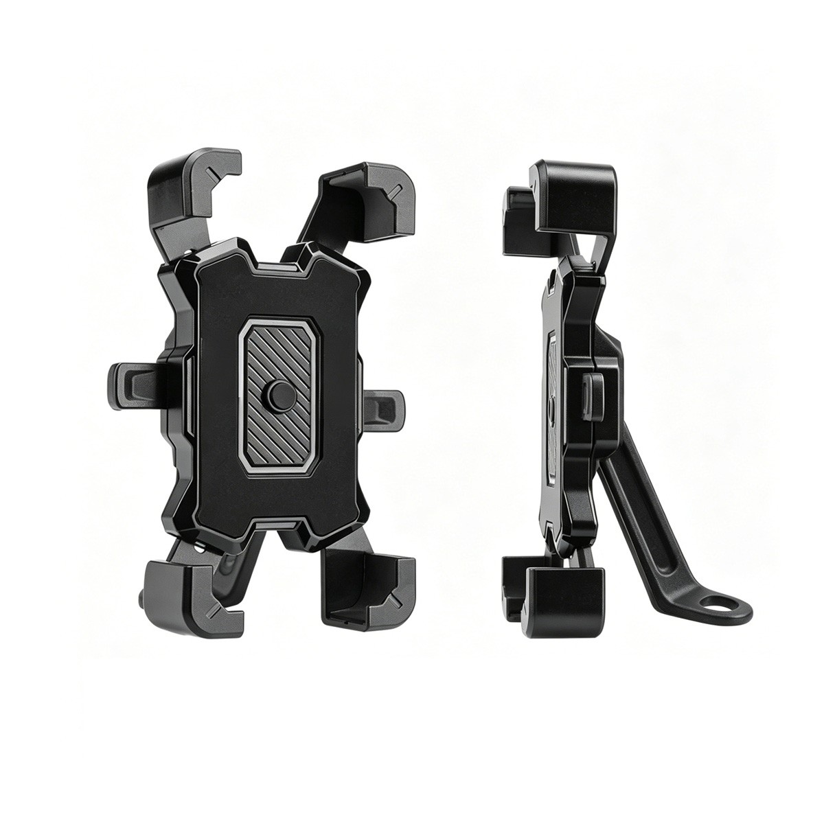 Motorcycle Phone Mount Auto Lock 100mph Military Anti-Shake Bike Phone Holder US