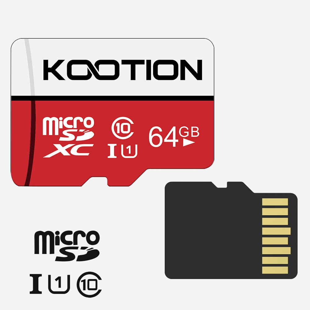 Kootion 64GB Micro SD TF Card Ultra SDXC Memory Card 1-100pcs SD Cards Wholesale