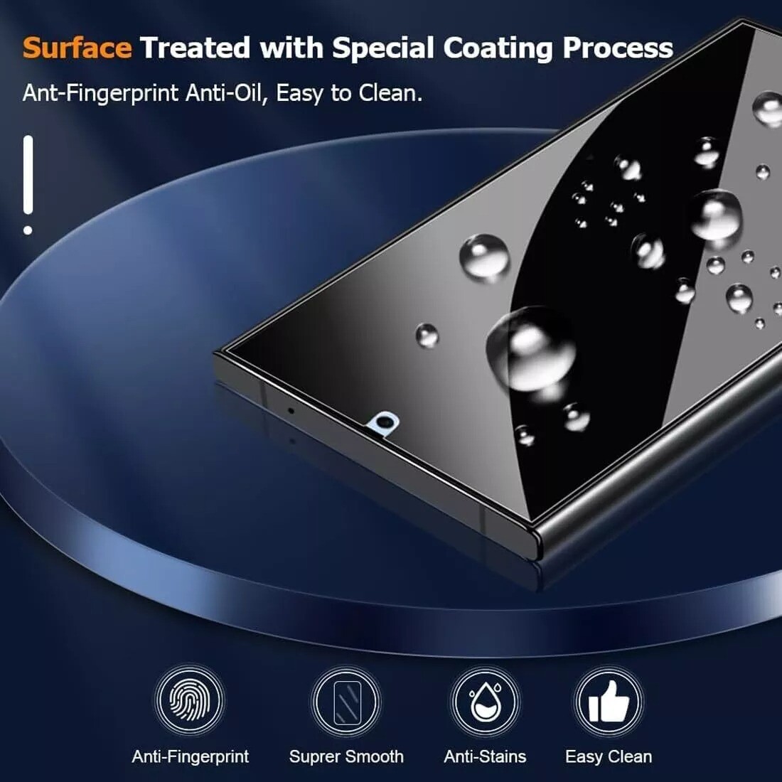 3X For Samsung Galaxy S24 Ultra Plus Privacy Anti-Spy Tempered Screen Protector