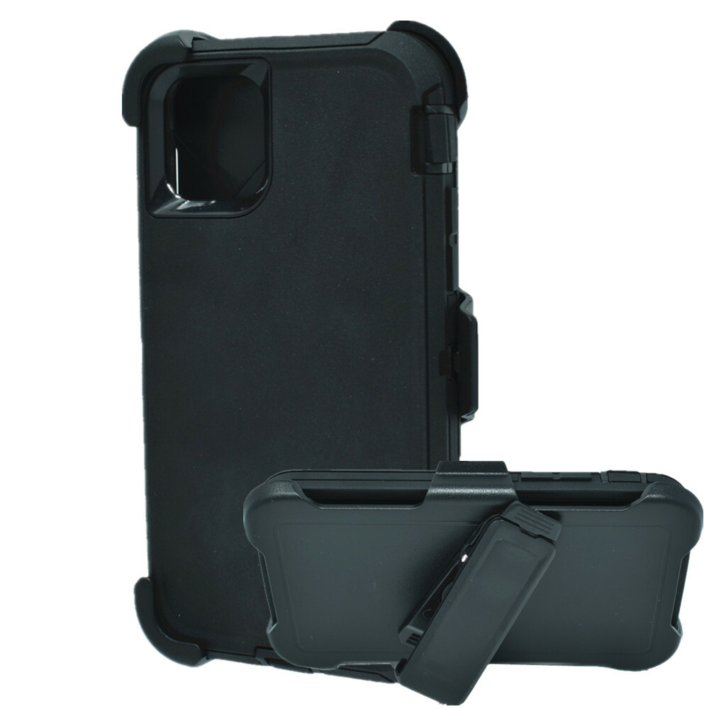For Apple iPhone 12 Pro Max 6.7″ Shockproof Defender Case Cover W/Belt Clip