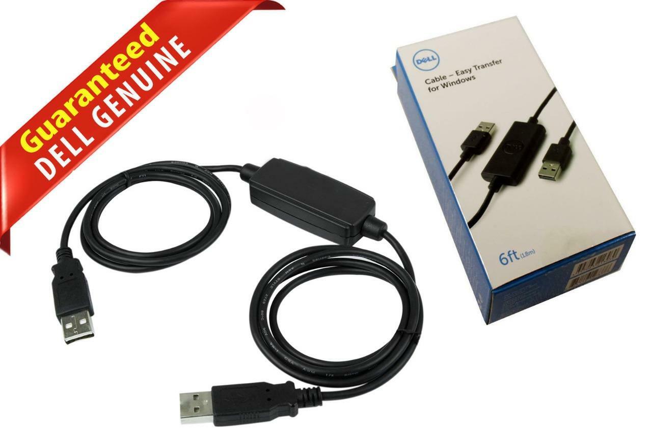 New Dell Easy Transfer USB 2.0 Plugable Transfer Cable Compatible With Windows
