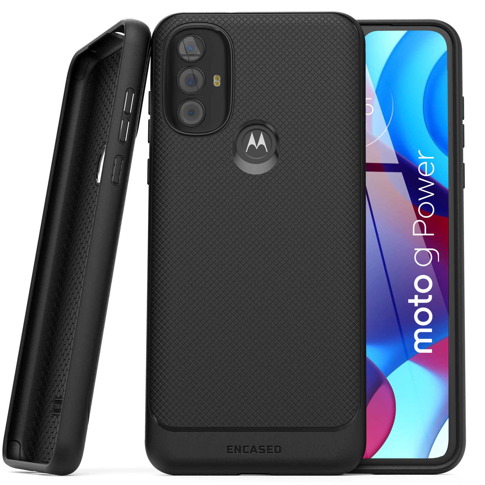 Moto G Power 2022 Case, Slim Fit Flexible Phone Case (Black)