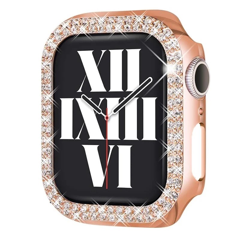 For Apple Watch 9/8/7/6/5/4/3/SE Diamond Bling Case Cover 38/40/41/42/44/45mm
