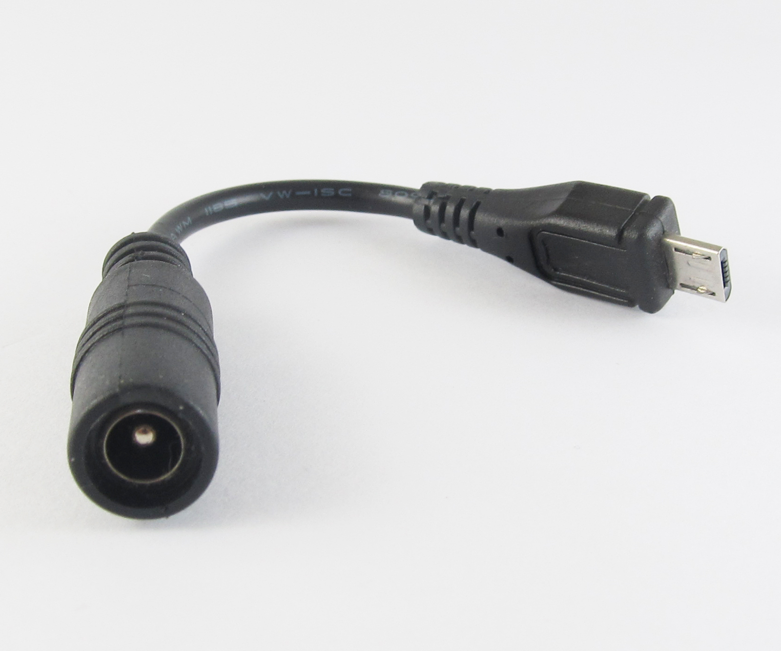 1pc DC Female Power Supply 5.5×2.1mm 2.1 Adapter to Micro USB Plug Male Cable