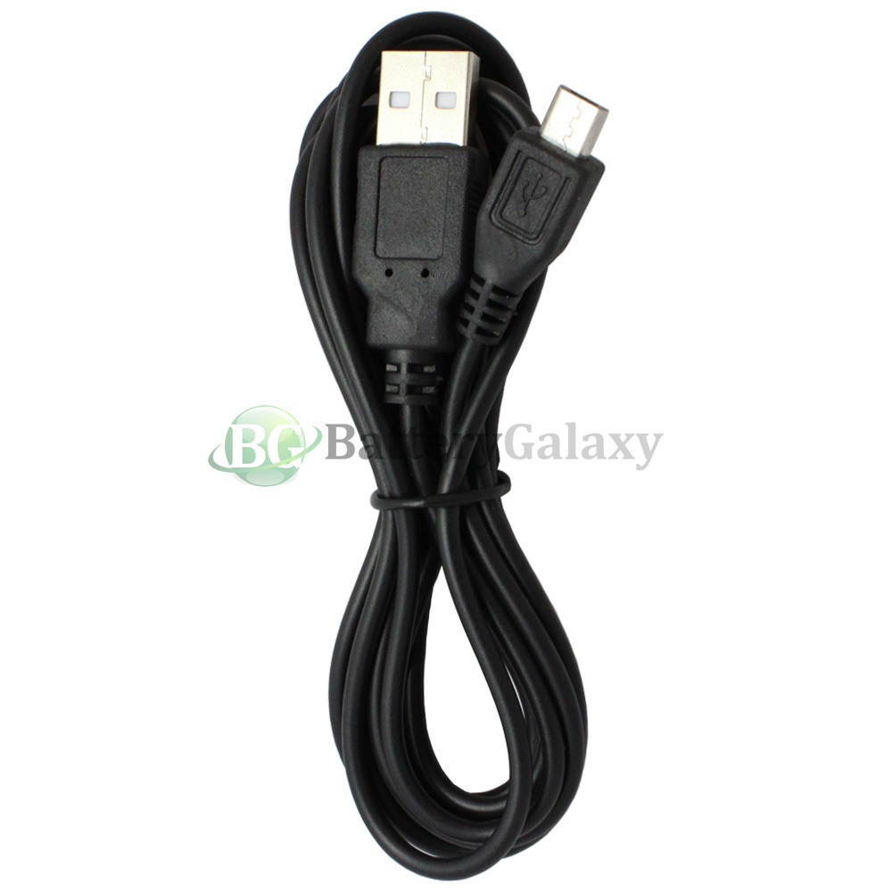 3FT 6FT 10FT Lot USB Micro Black / White Data Charger Retractable Cable 100+SOLD
