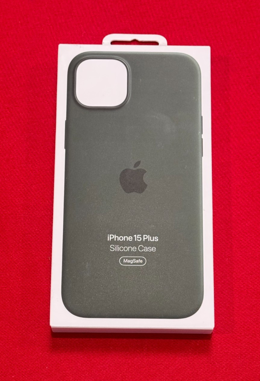 Apple iPhone Silicone Case 15 Plus cypress MT183ZM/A ✅ ❤️️ ✅ ❤️ NEW