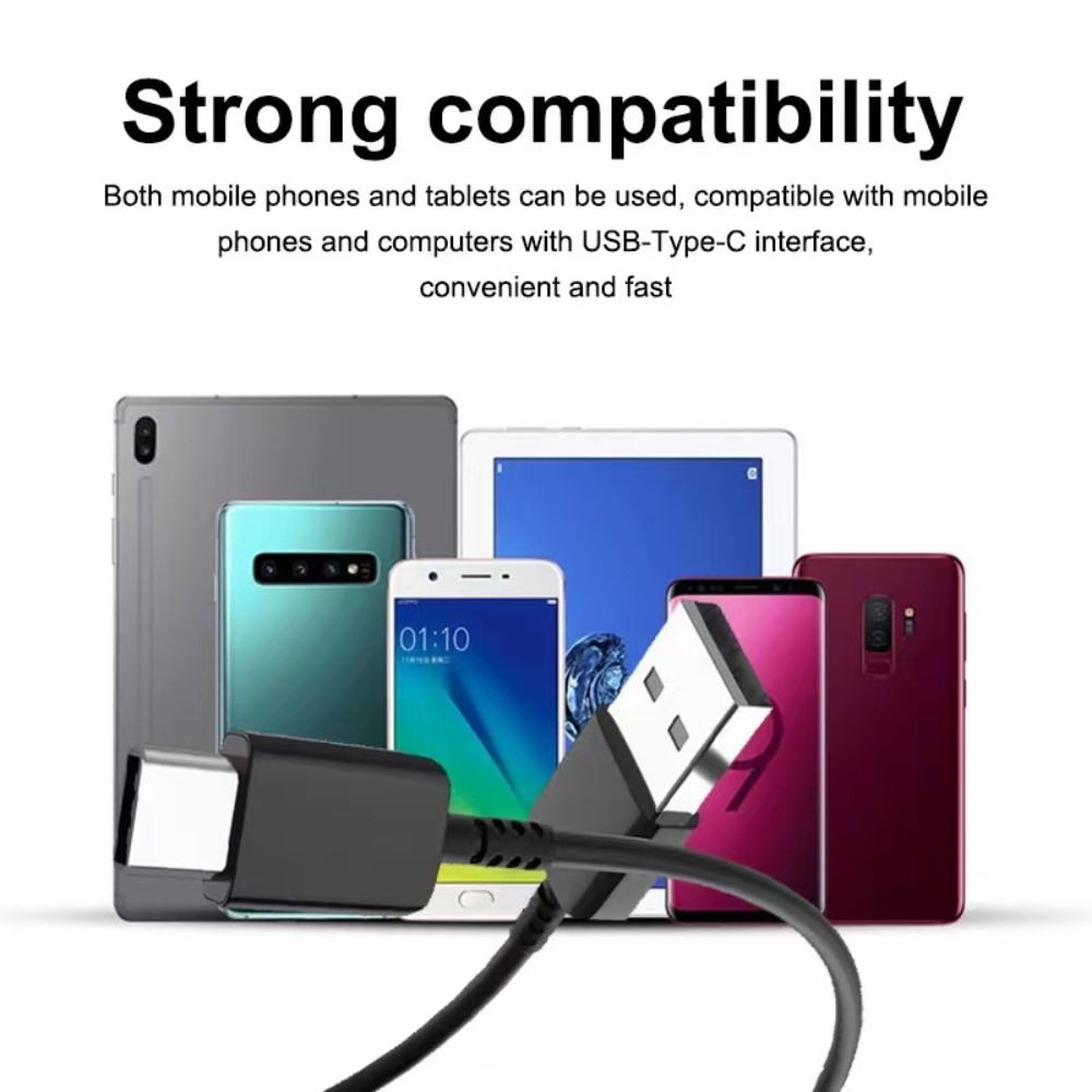 For Samsung Galaxy Android Fast Wall Charger Adapter with Type-C Data Cable Lot