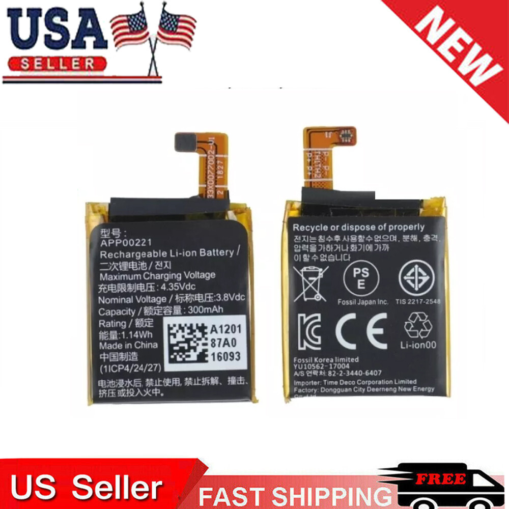 NEW Replace Battery APP00221 for APACK APP00221 SmartWatch 1ICP4 / 24/27 US ship