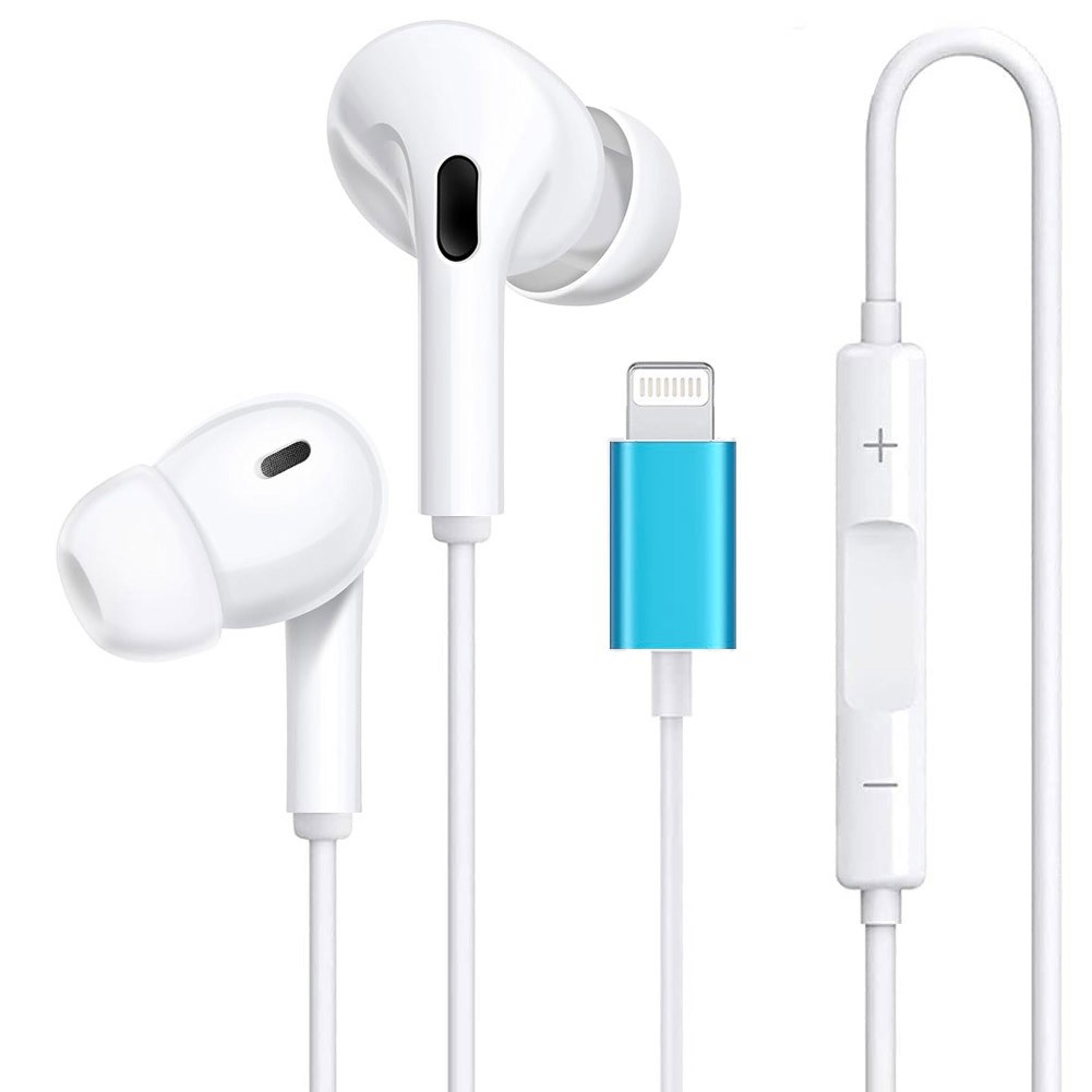 Wired Bluetooth Earbuds Noise Canceling In-Ear Headphones for iPhone 14 13 12 11