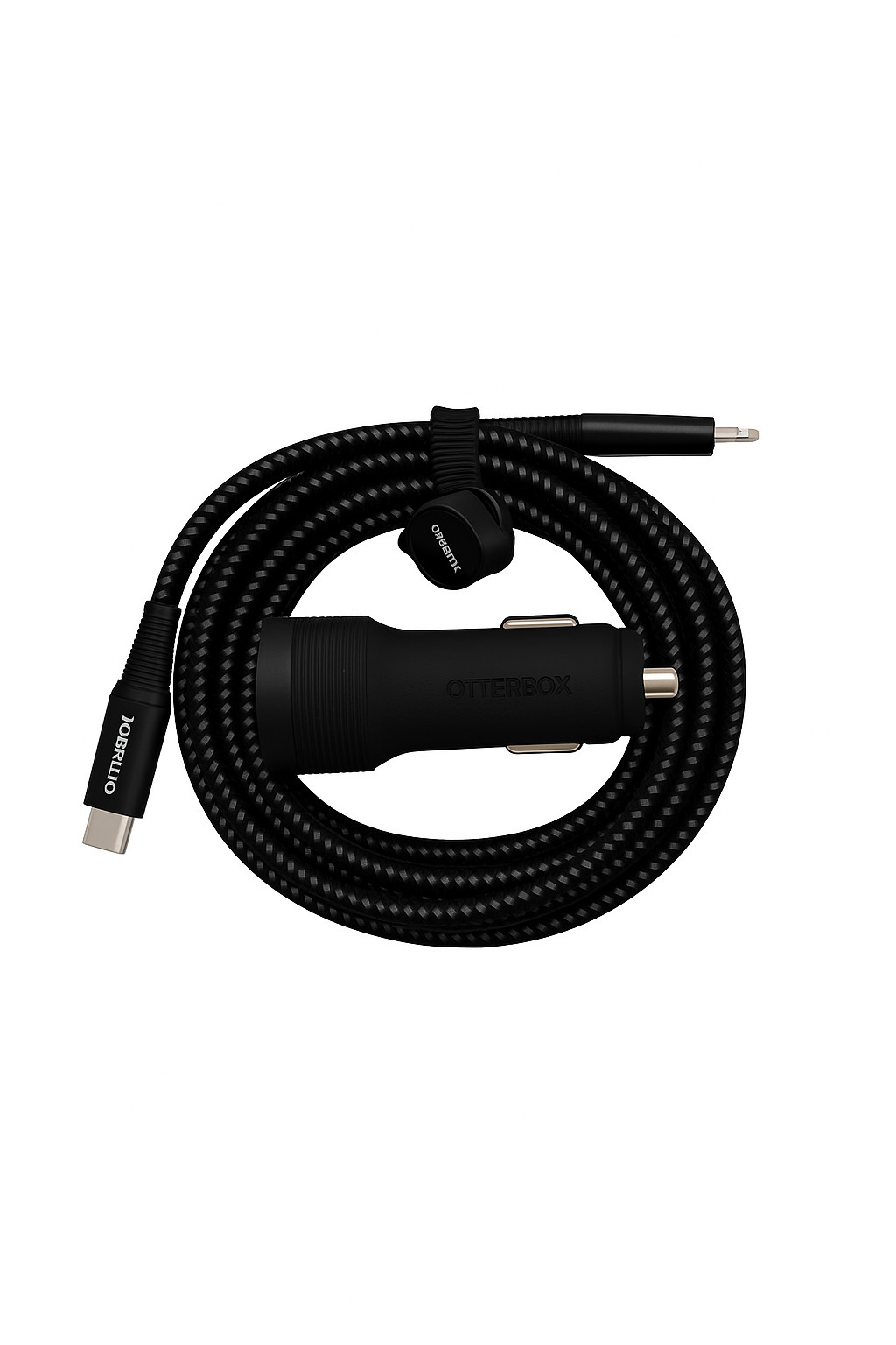 OtterBox Premium Pro Car Charging Kit for iPhone/iPad-30W Fast Charge-6.6FT