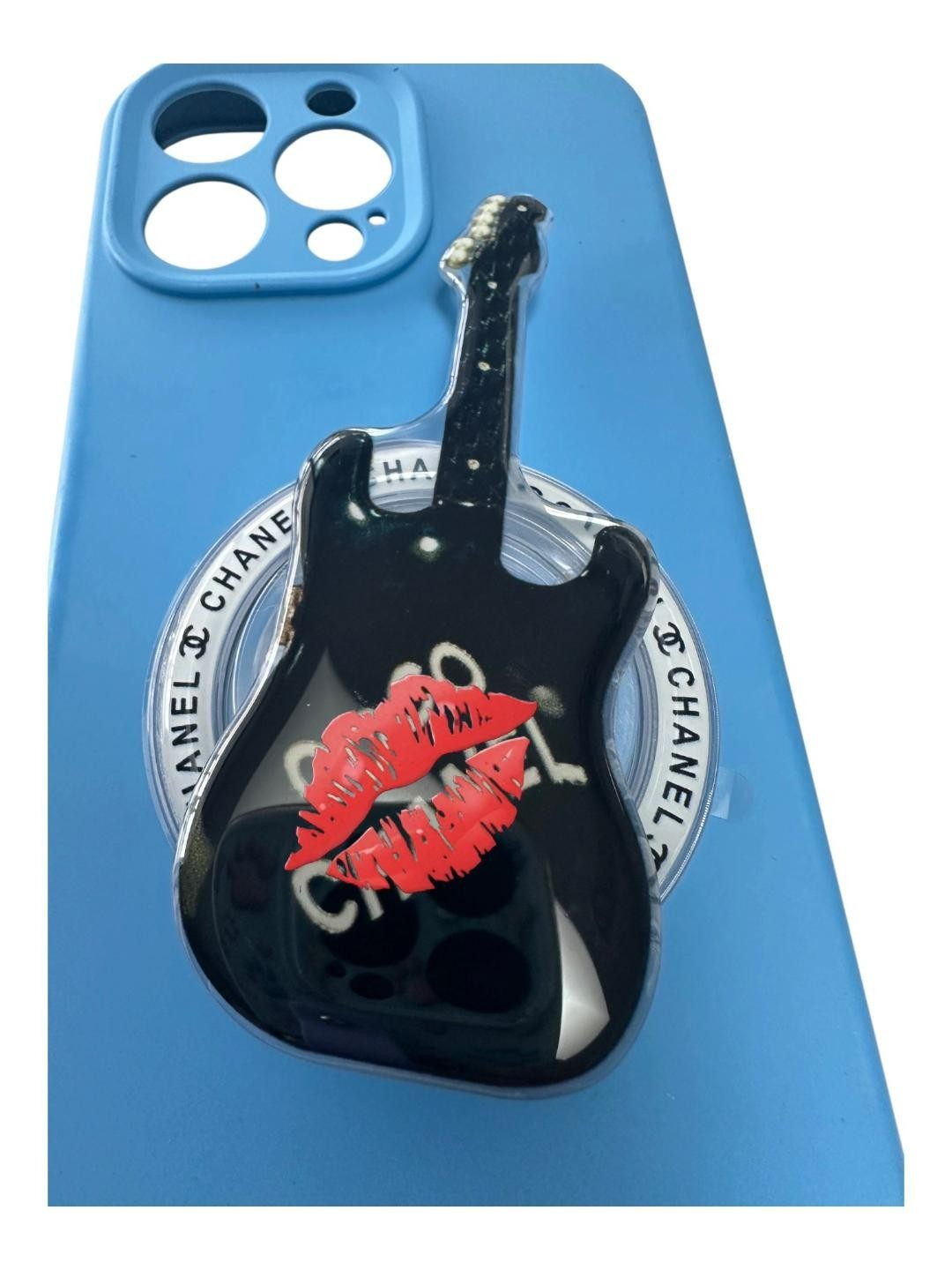 Fashion Luxury Inspired Phone Stand and Hand Grip Style #6, Magnetic or Stick On